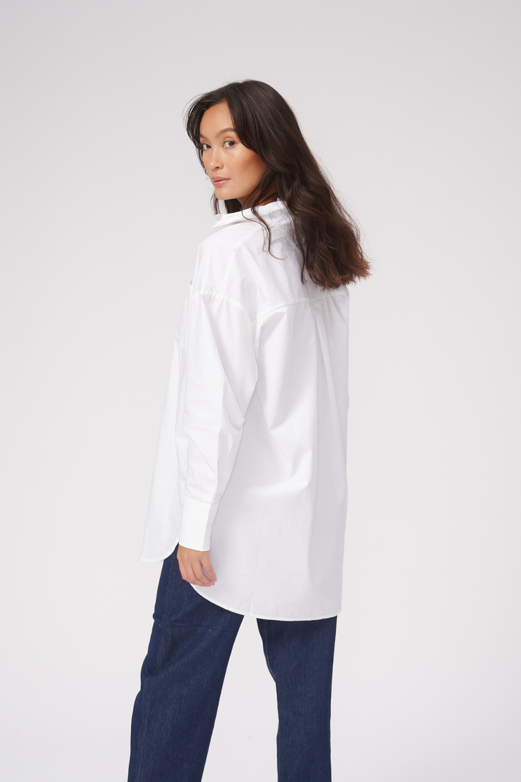 Camicia oversize - bianco