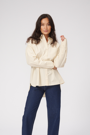 Camicia rilassata - beige