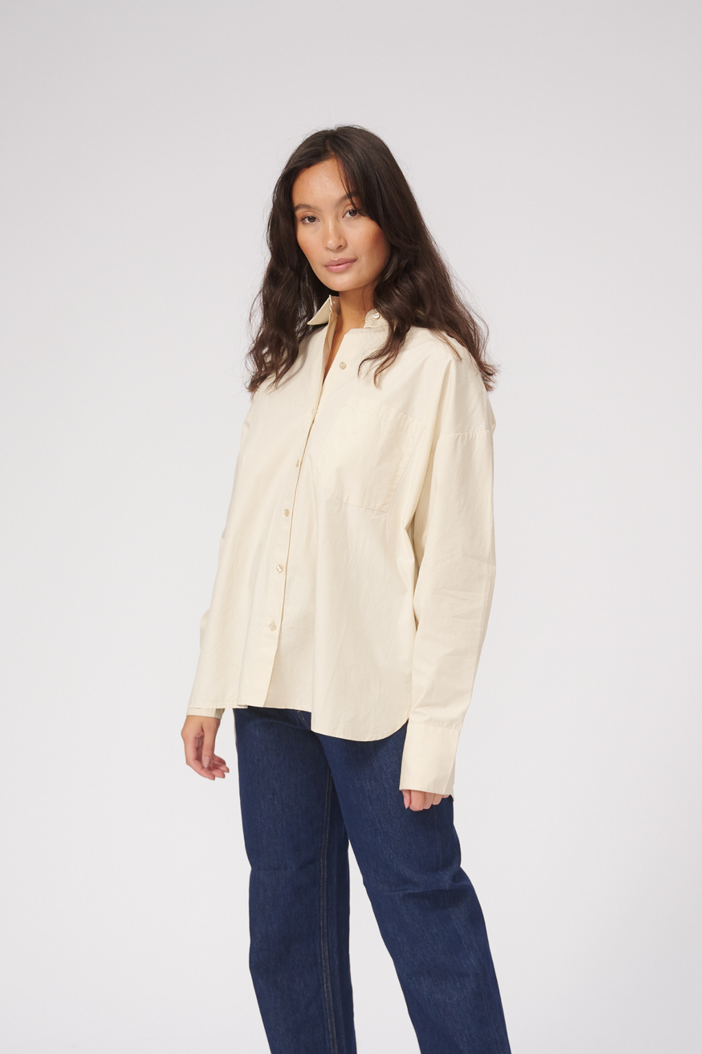 Camicia rilassata - beige