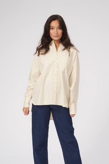 Camicia rilassata - beige