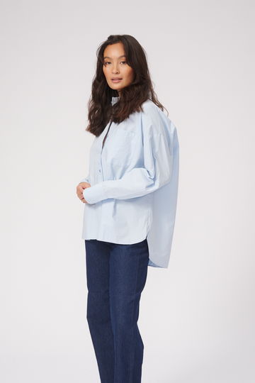 Camicia rilassata - azzurro