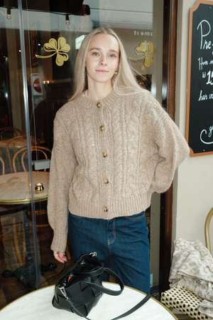 Maglia Botton - Beige