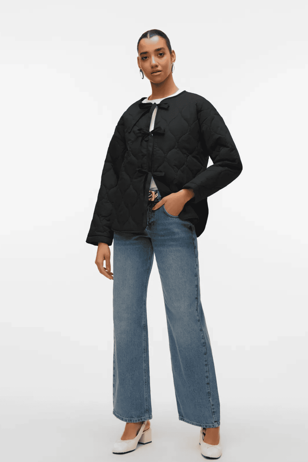 Giacca trapuntata Sabine LS - Nero