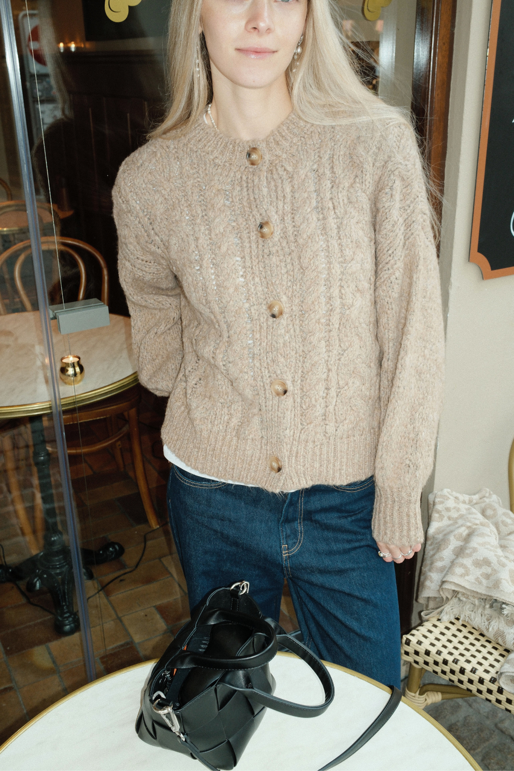 Maglia Botton - Beige