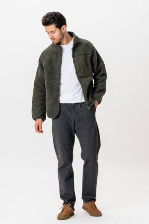 Fleece Jacket - Dark Olive
