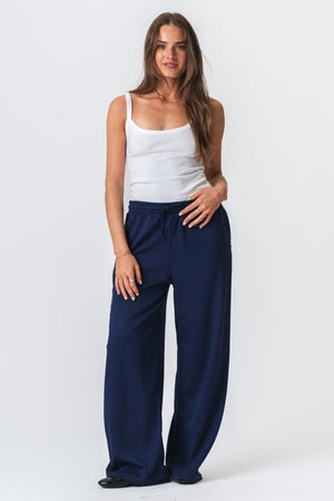 Leah sciolto Pants - Marina oscura