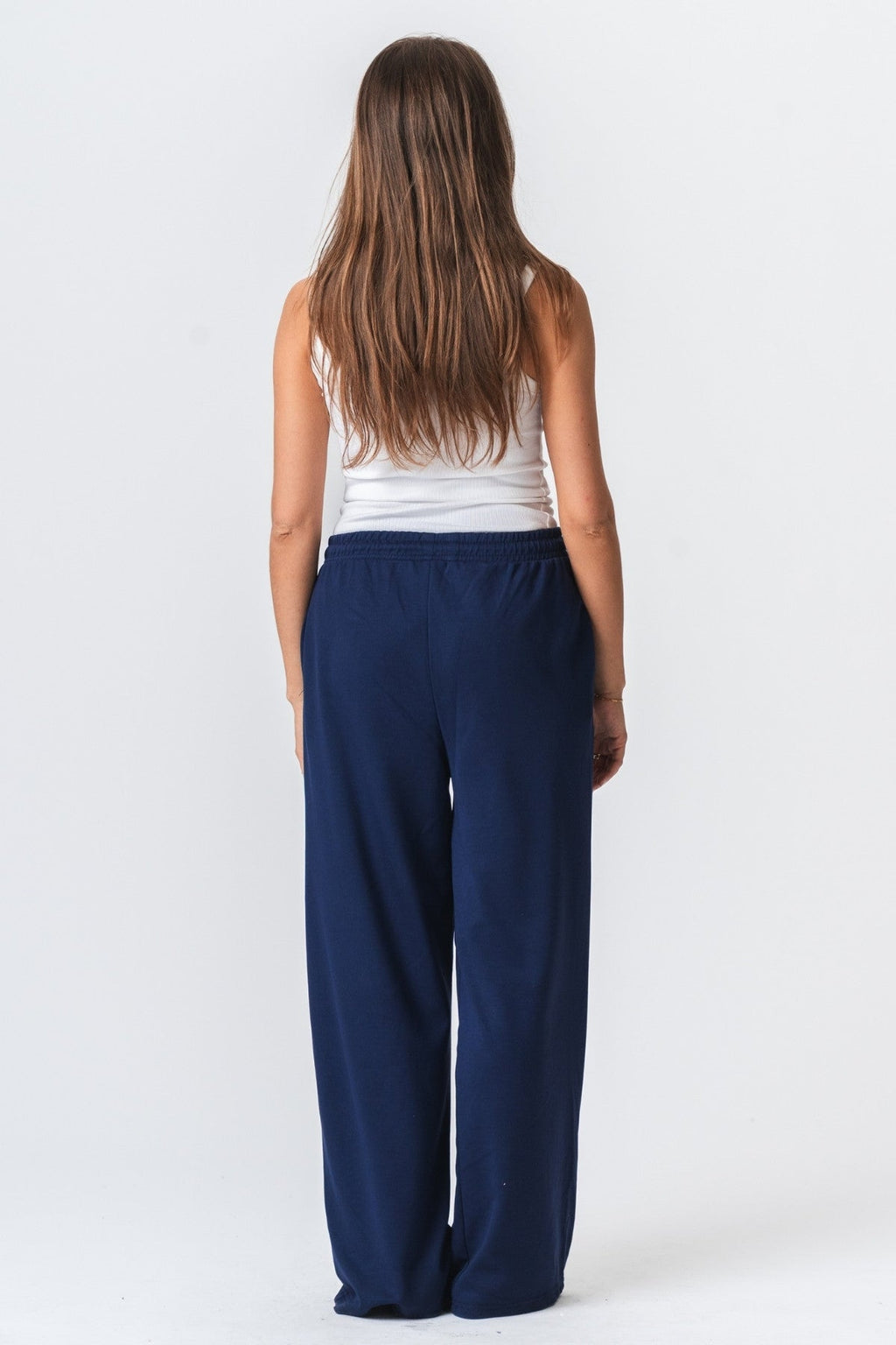 Leah sciolto Pants - Marina oscura