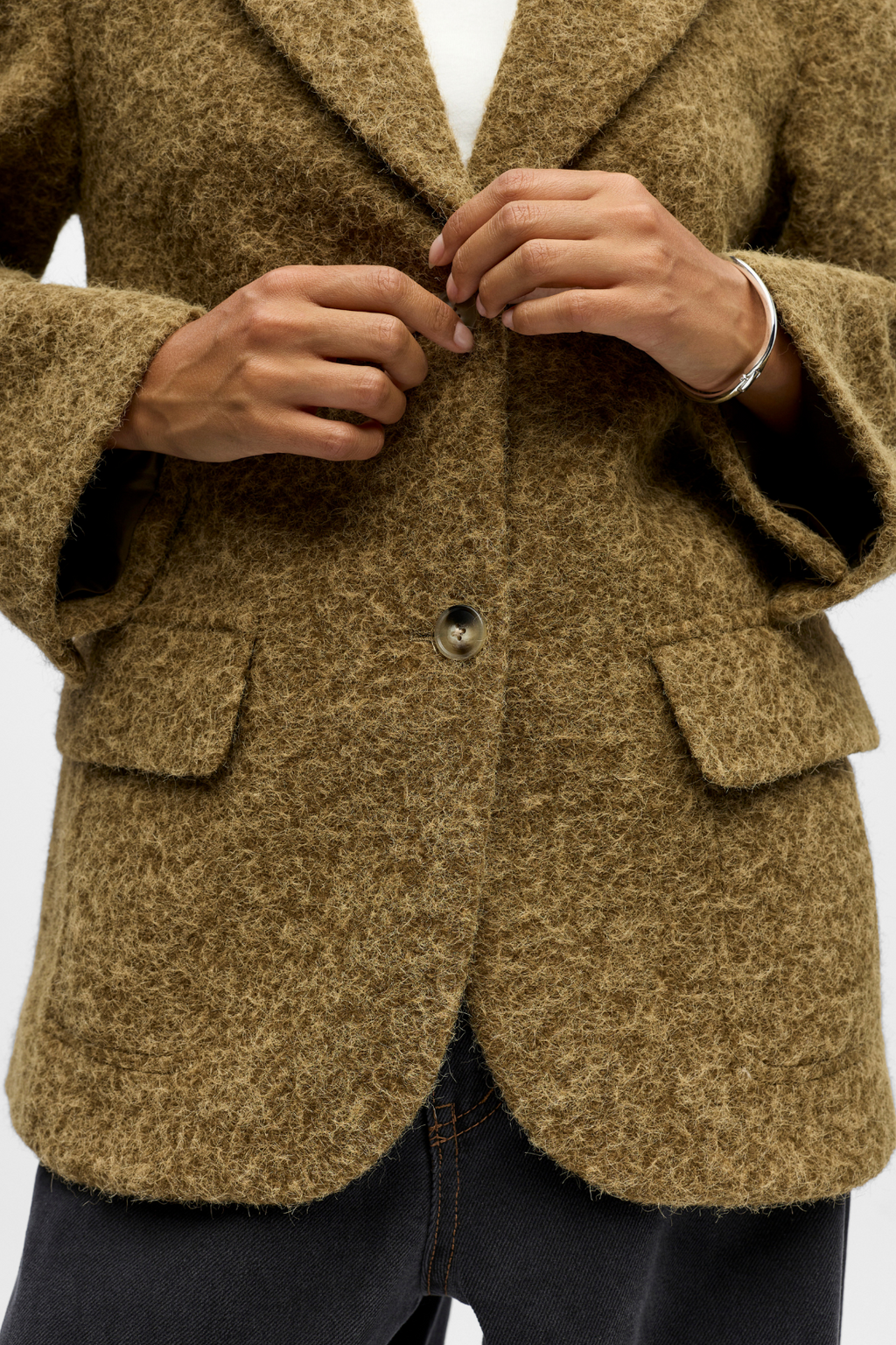 Celina L/S LO GIACCHE - DEEP LICHEN GREEN