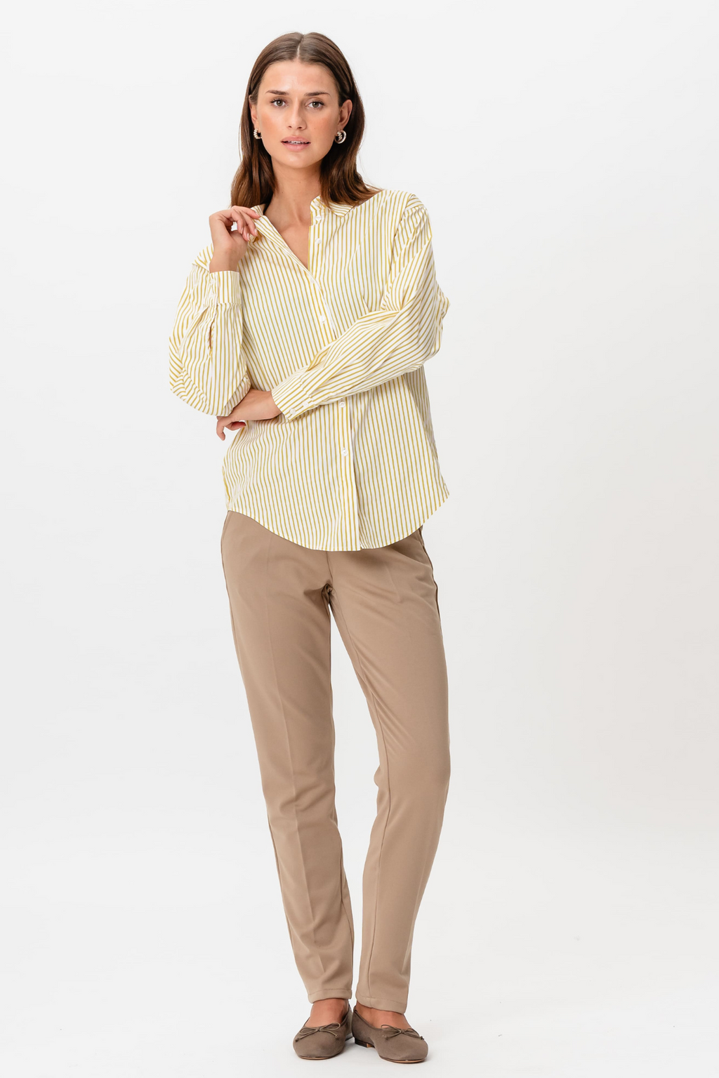 Camicia Tutta lo l/s - giallo