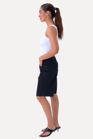 Denim Shorts - Nero