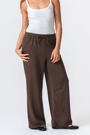 Leah Loose Pants - Brown