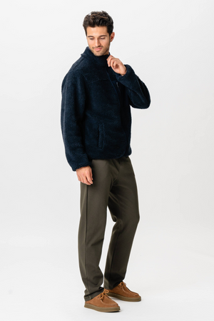 Giacca in pile - Navy