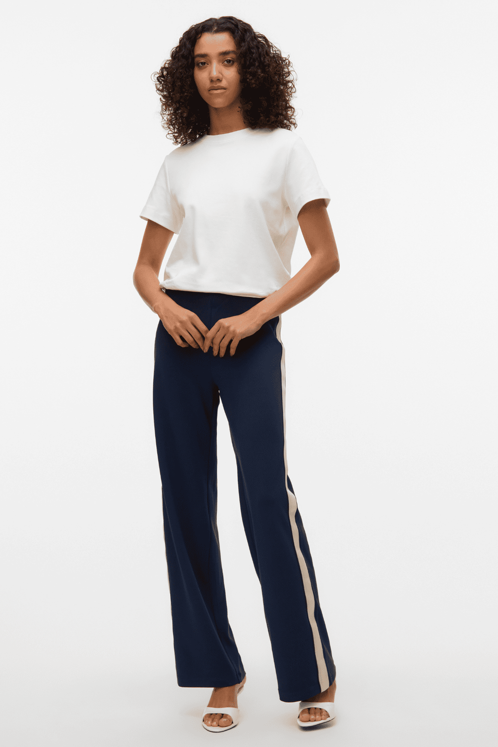 Berlin MW Wide Panel Pant - Navy Blazer