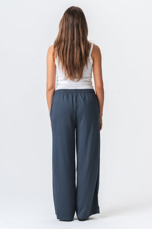 Leah Loose Pants - Grey