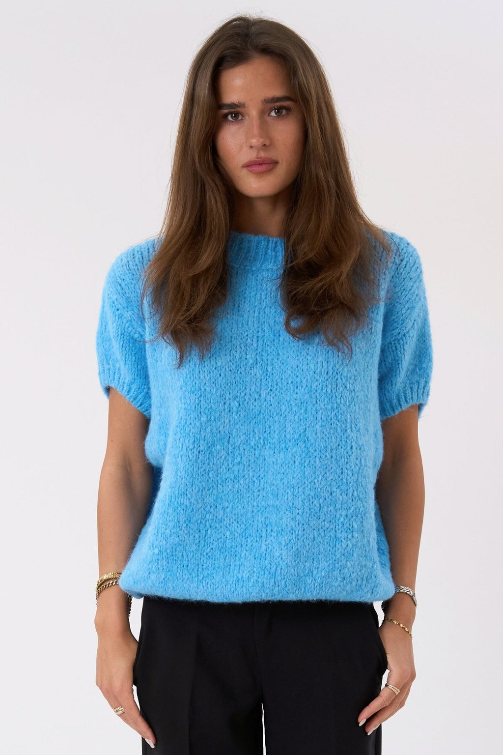 Maglia a maniche corte Chloe - Azzurro