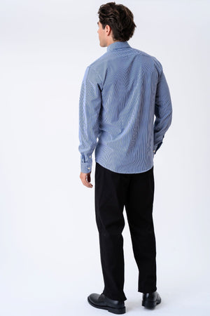The Original Premium Performance Camicia - Bianca/Blu scuro