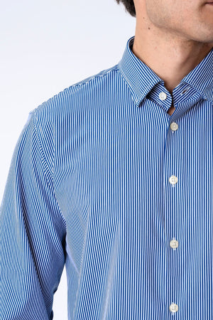 The Original Premium Performance Camicia - Bianca/Blu scuro