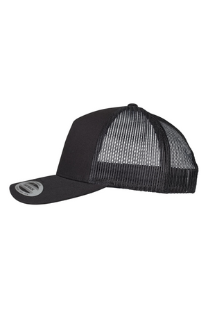 Cappellino retro Trucker - Nero