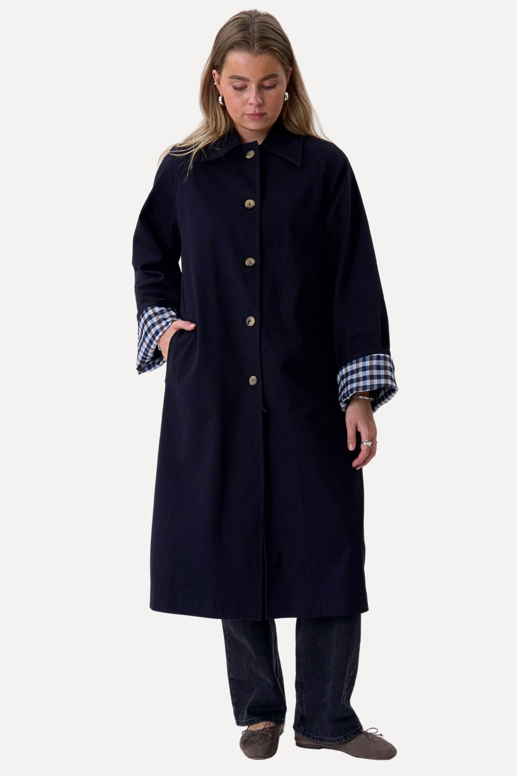 Trench Livia - Blu marino