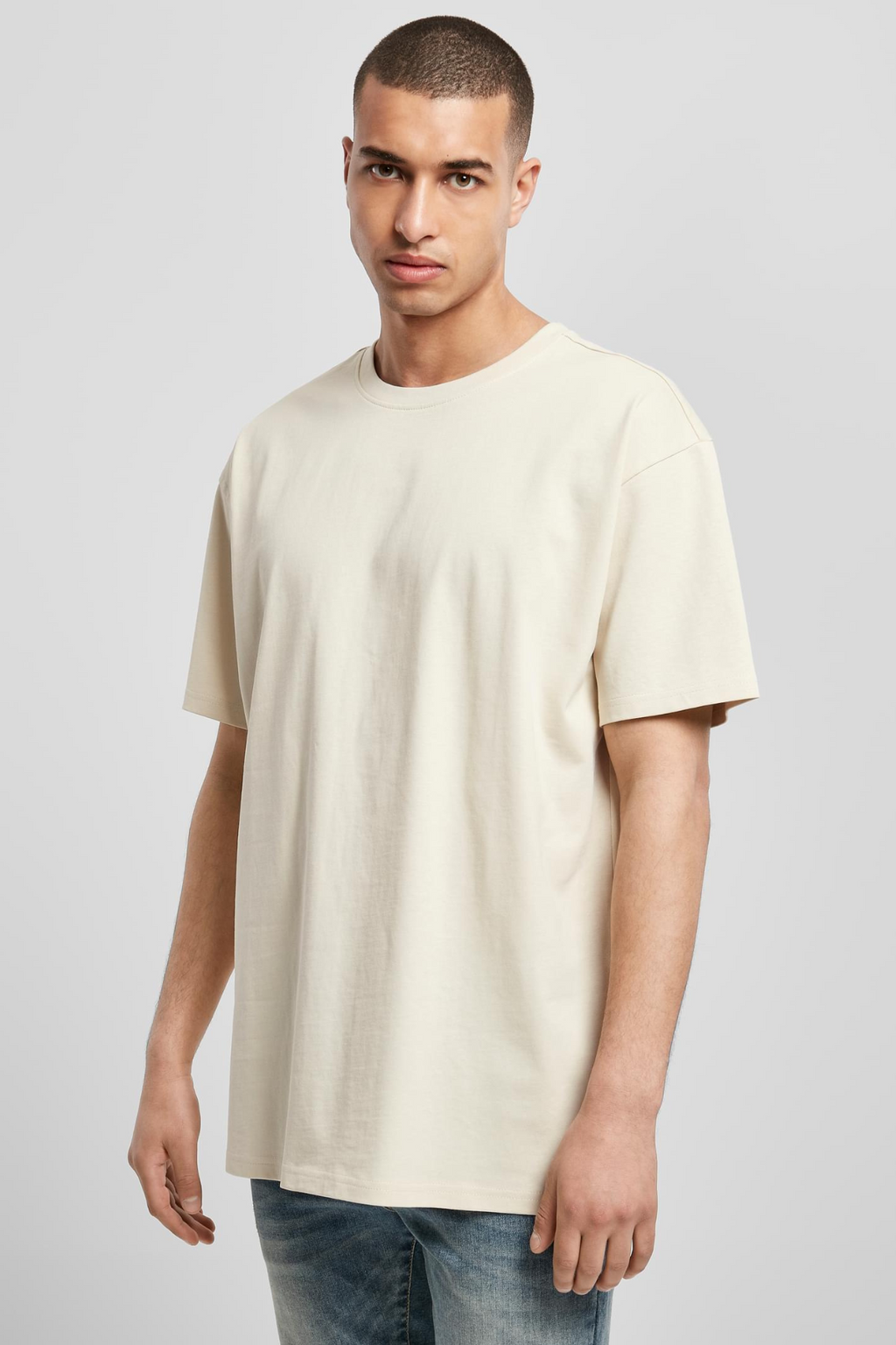 Pesante Oversized T -shirt - sabbia