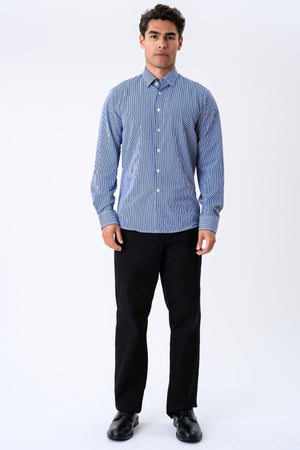The Original Premium Performance Camicia - Bianca/Blu scuro