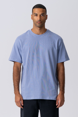 Heavy Oversized T-shirt - Viola Blue