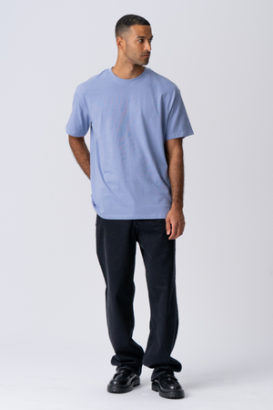 Heavy Oversized T-shirt - Viola Blue