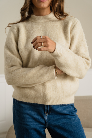 Hazel Knit - Ecru