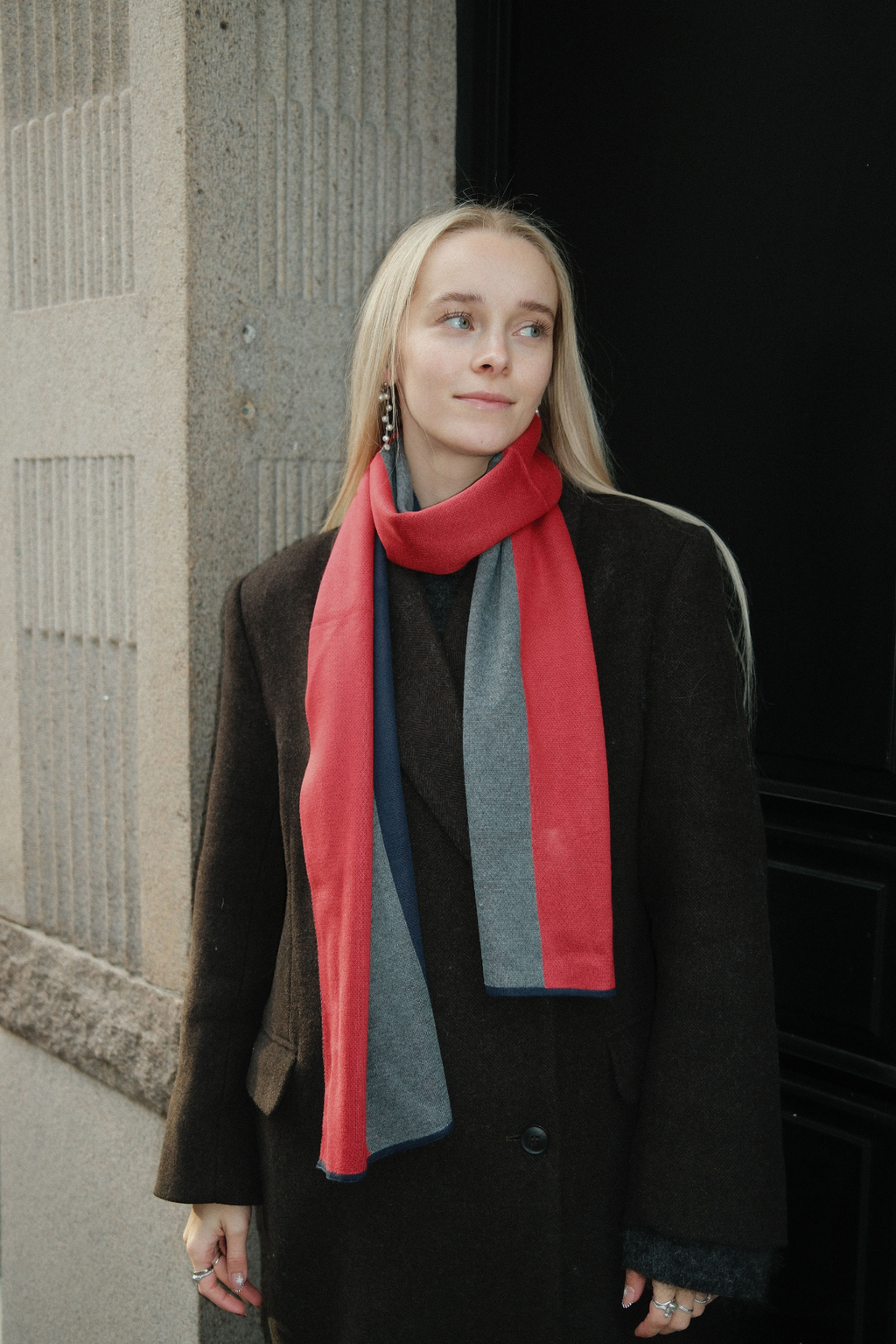 Sciarpa - Rossa / Bianca / Blu