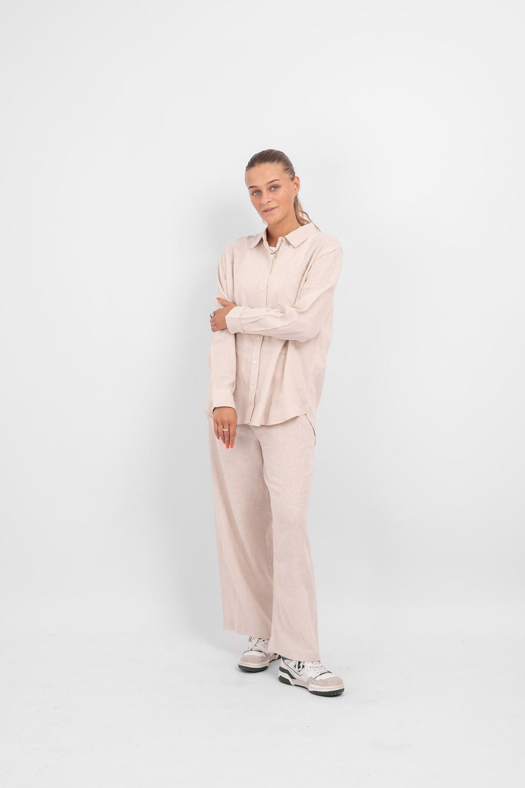 Pantaloni di lino Tokyo - Moonbeam