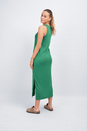 Line Summer Dress - Green Bee