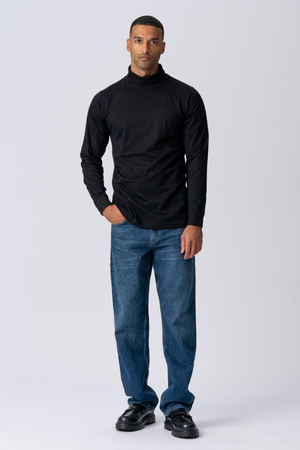 Sighion collare rotolo - nero