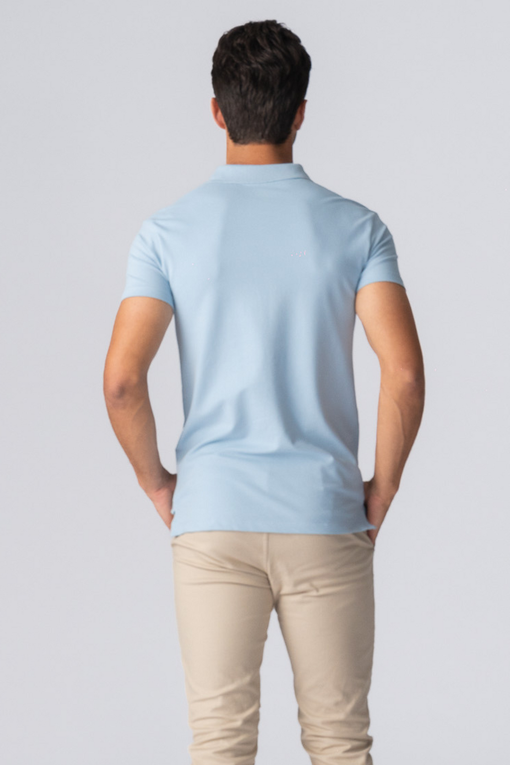 Polo muscolare - azzurro