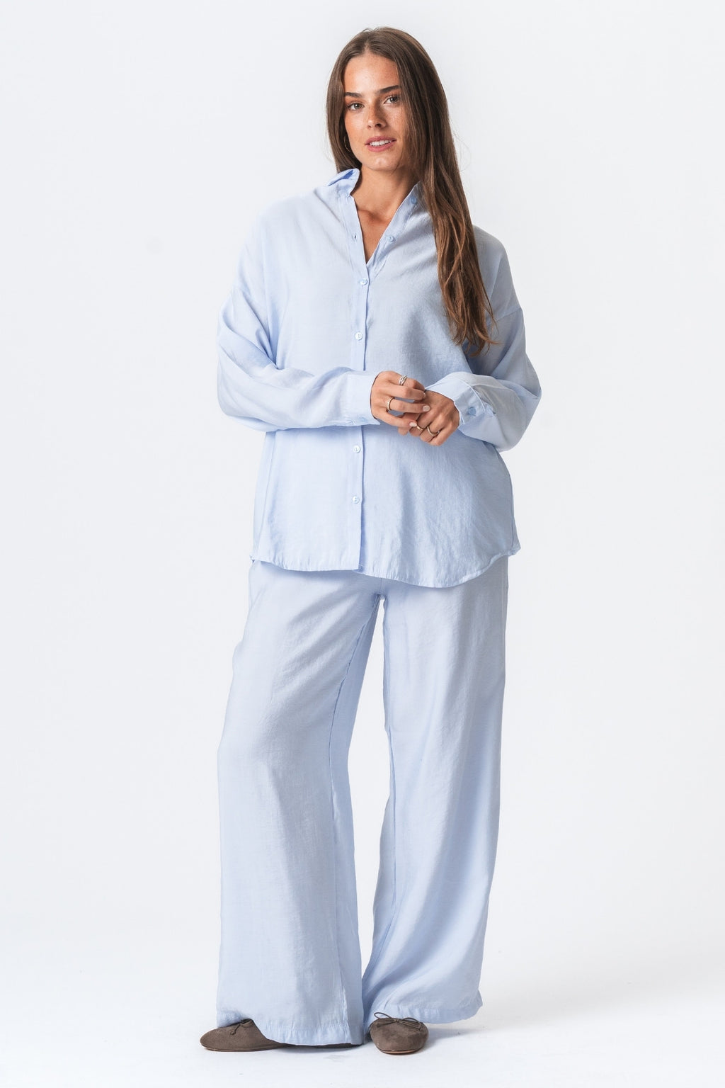Mia Pants + Mia Shirt (Sky Blue) – Package Deal