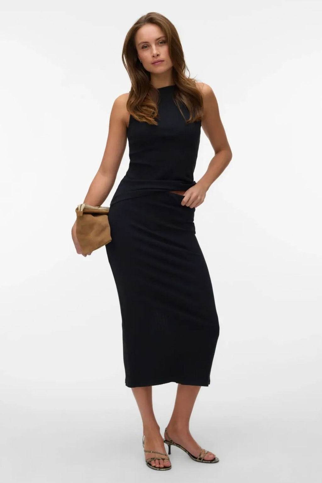 Ruby Nw Ankle Skirt - Black