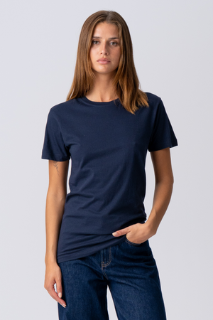 Basic T -shirt leggero - blu scuro