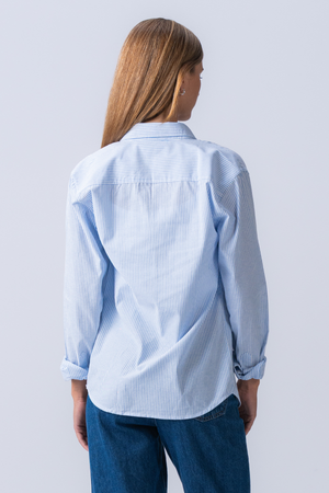 Fidanzato oxford camicia - azzurro/bianco