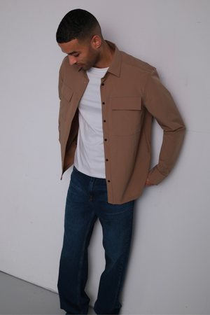 Sovracamicia Silas - Marrone