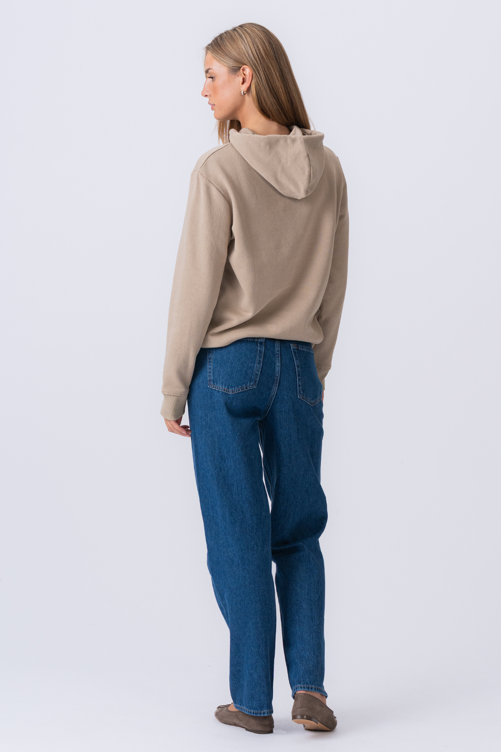 Sweatshirt Hoodie - Sand