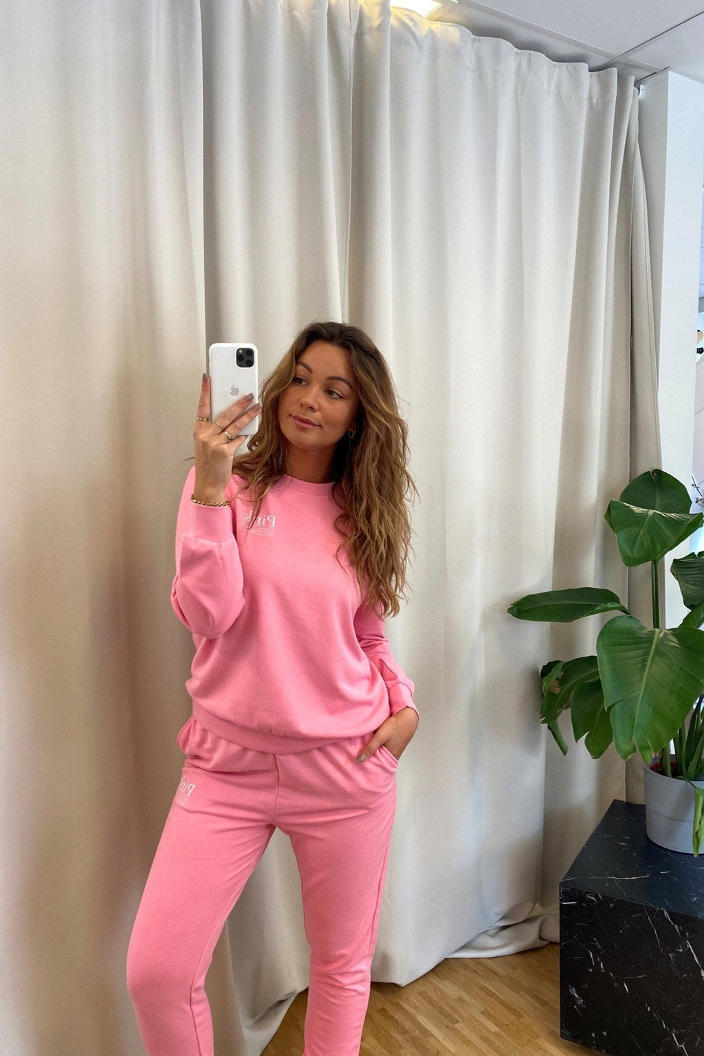 Pantaloni della tuta a colori - rosa