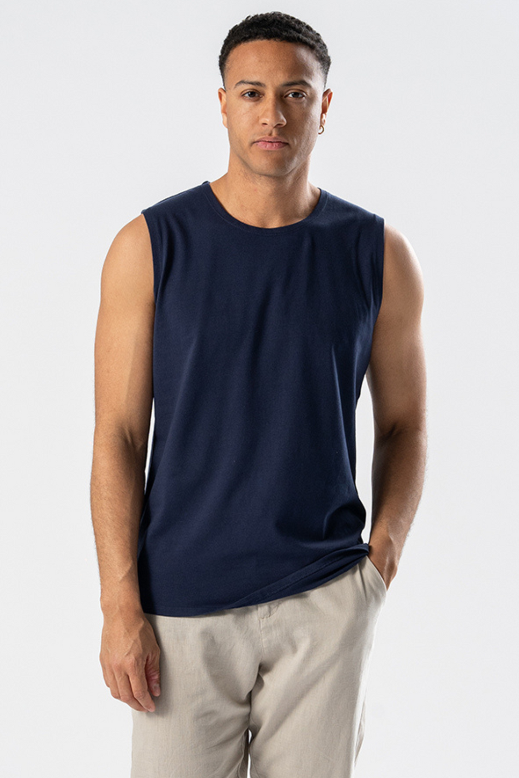 Tee senza maniche - Navy