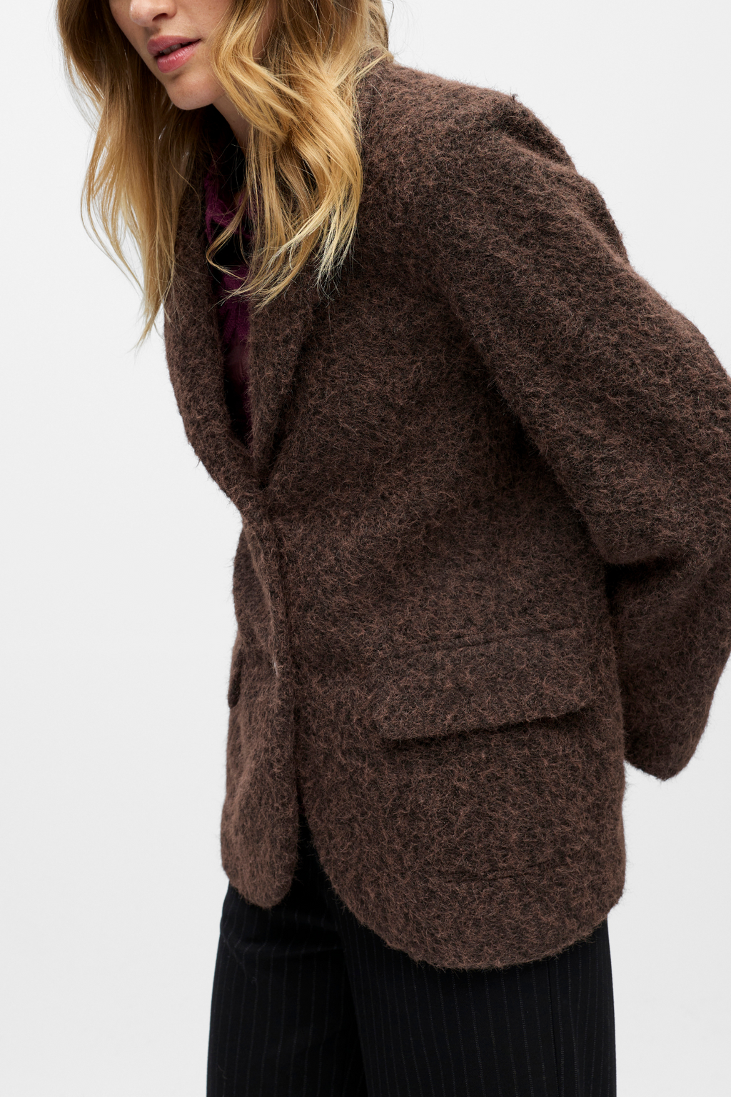 Celina L/S LO Jacket - Seal Brown