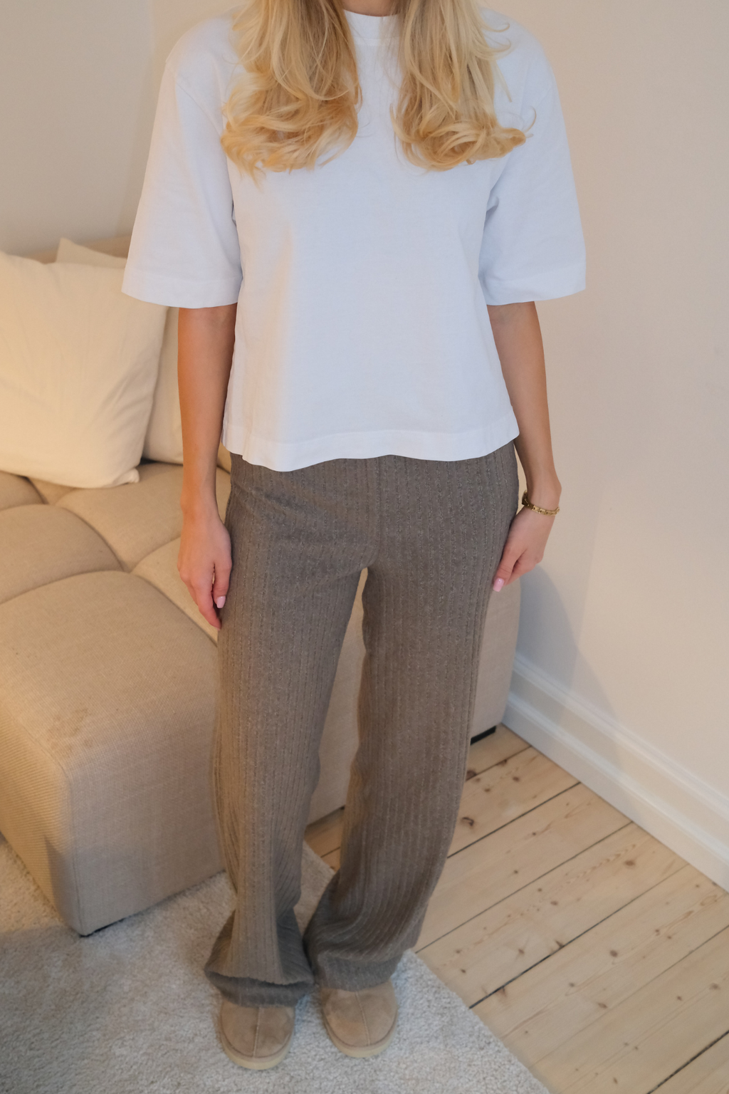 Ivy Knit Pants - Khaki