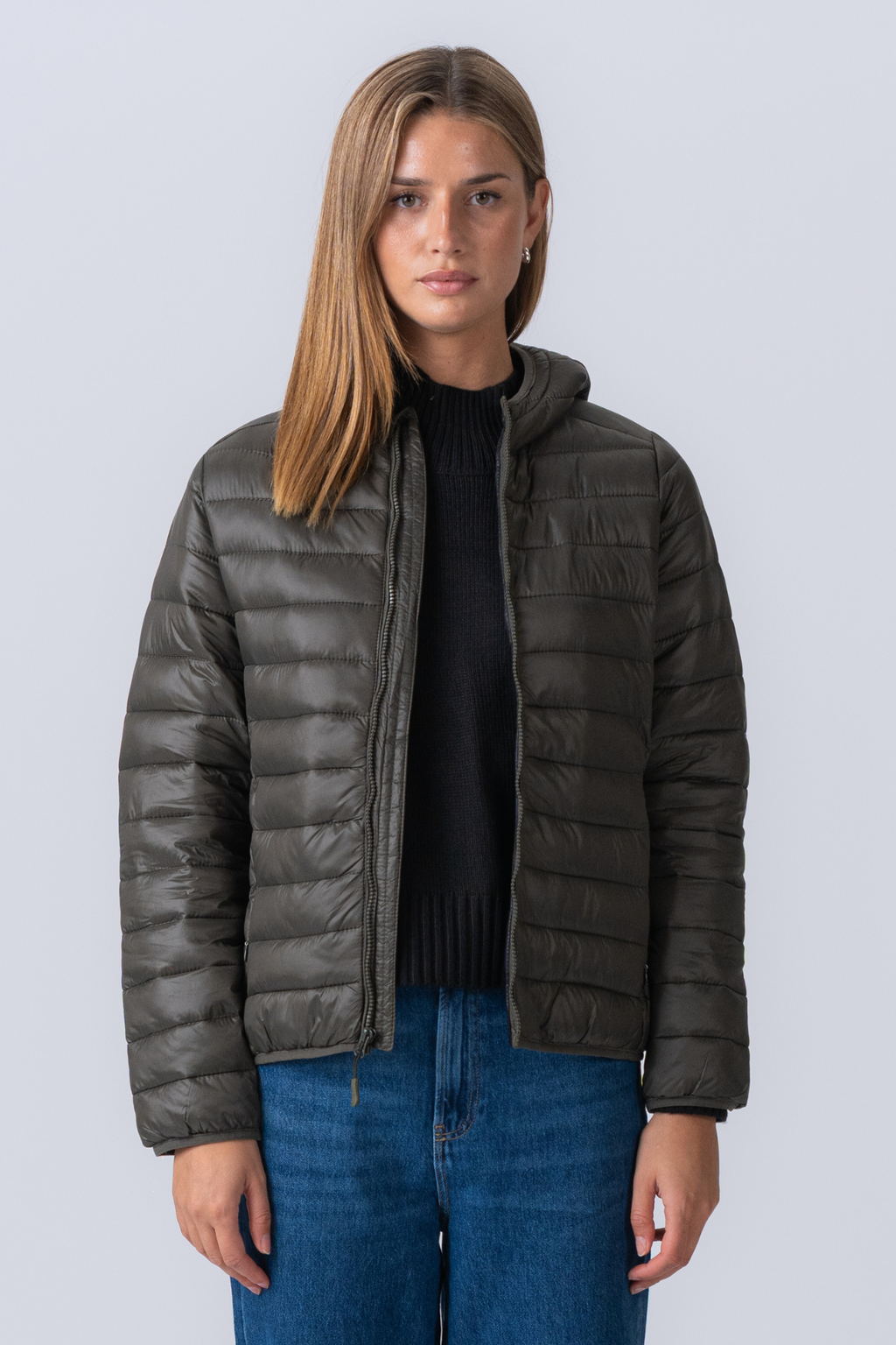 Light Puffer Jacket - Olive