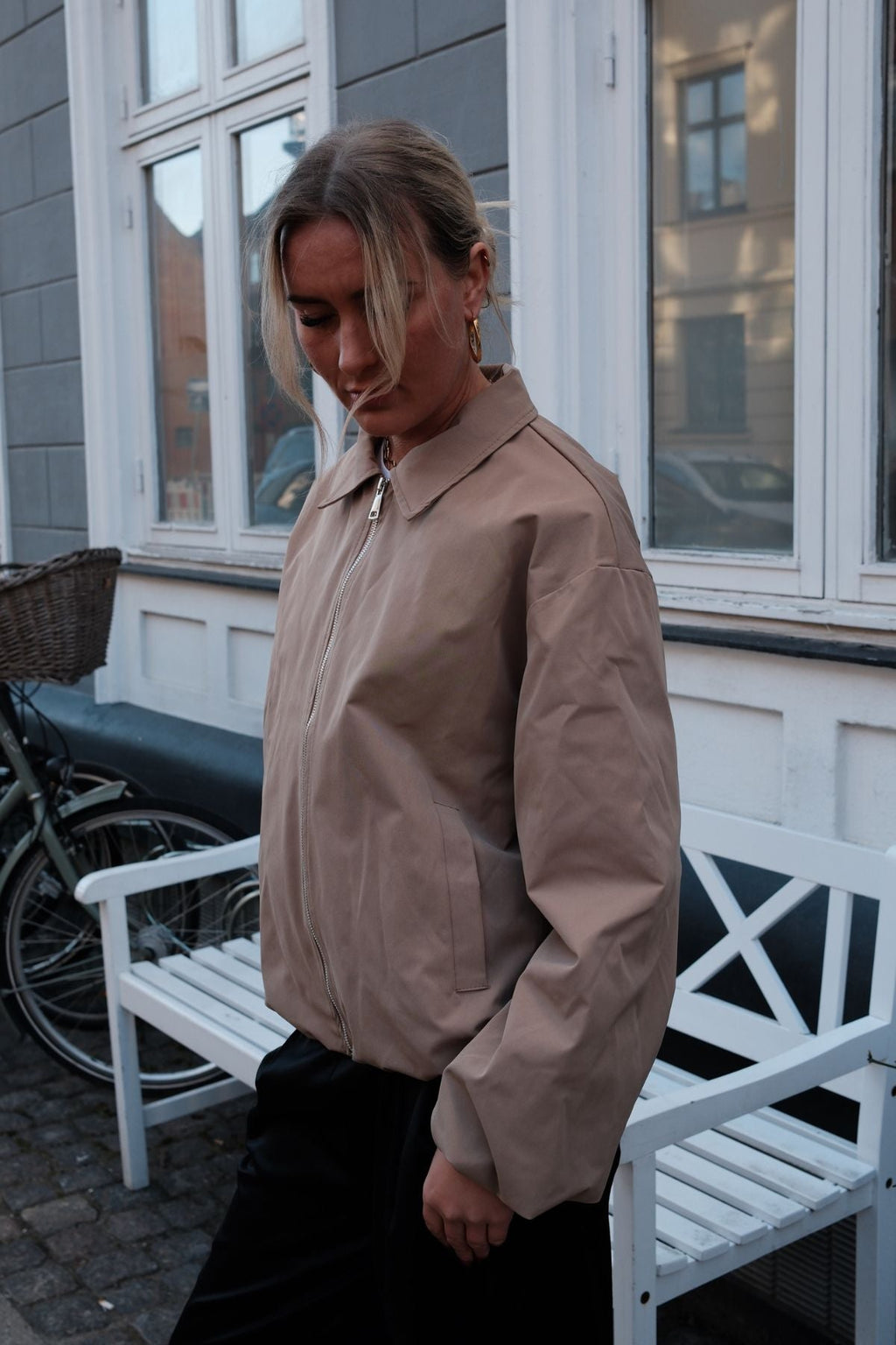 Ines Short Jacket - Camel