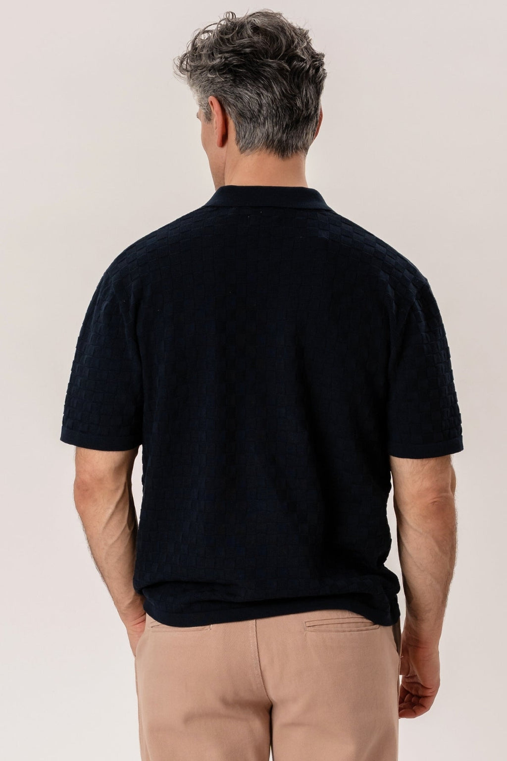 Polo Darin in maglia - Blu marino