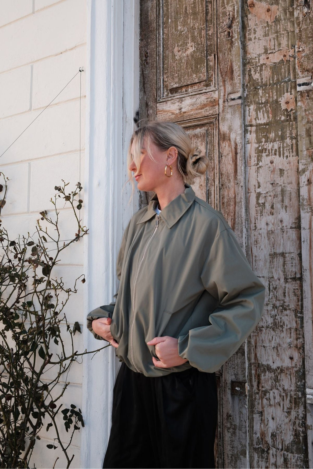 Giacca corta Ines - Cachi