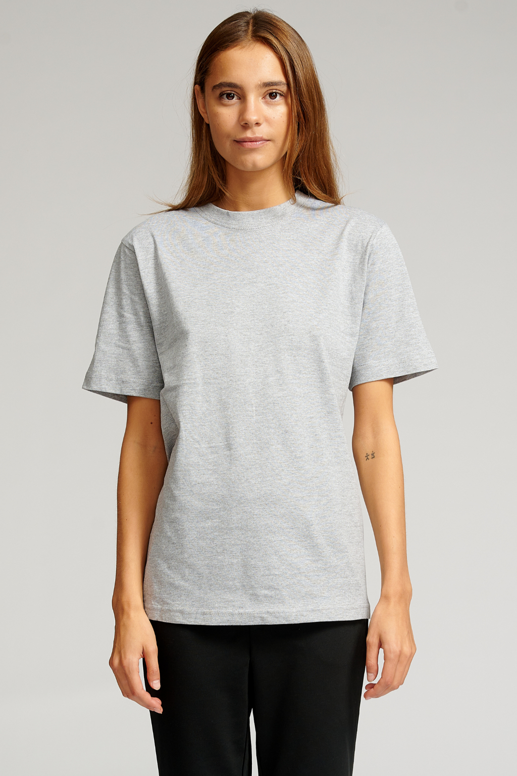 T -shirt oversize - grigio melange
