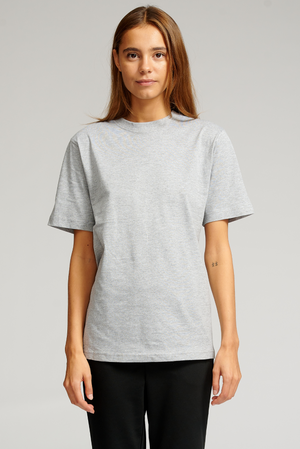 T -shirt oversize - grigio melange
