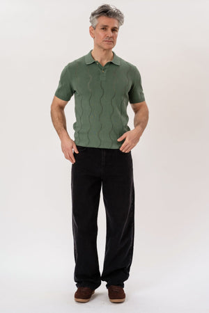 Duran Knit Polo - Green